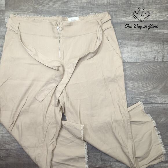 INC International Concepts Plus Size Nomad II Wide Leg Linen Pants Size 18W - Picture 1 of 6